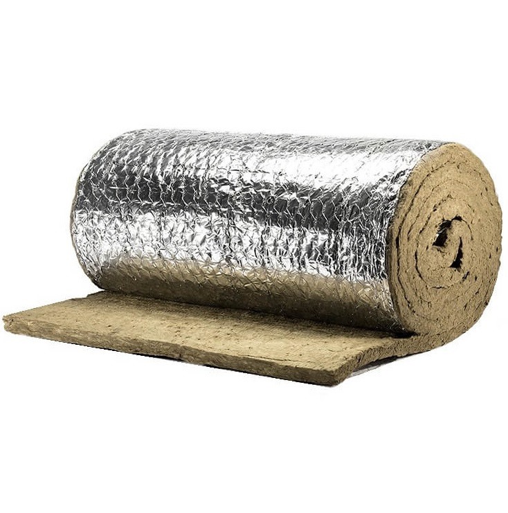 Утеплитель Rockwool Вайред Мат 80 Кашированный фольгированный 4000х1000х50 мм